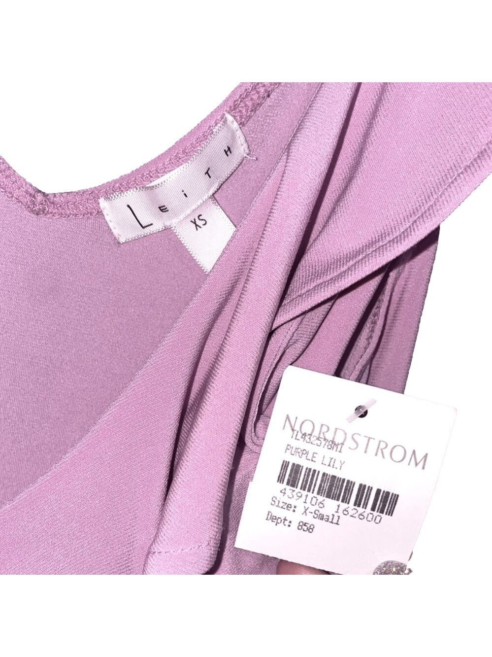 NWT LEITH Bodysuit Womens XS Ruffles Sleeveless Boho Festival - Picture 5 of 11